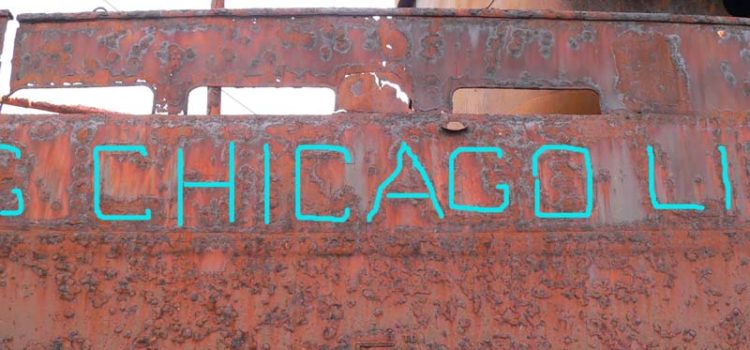 MS DESDEMONA, versteckte Buchstaben und Zeichen Hamburg Chicago Line - MS Desdemona